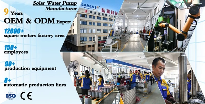Solar water pump factory