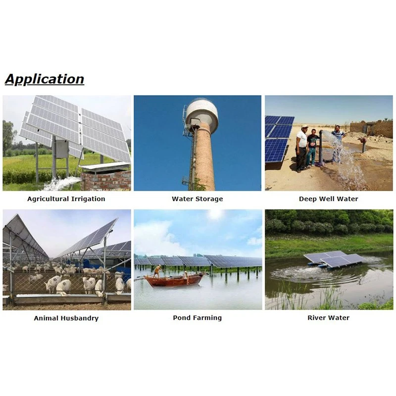 DC Powered submersible well pump series application