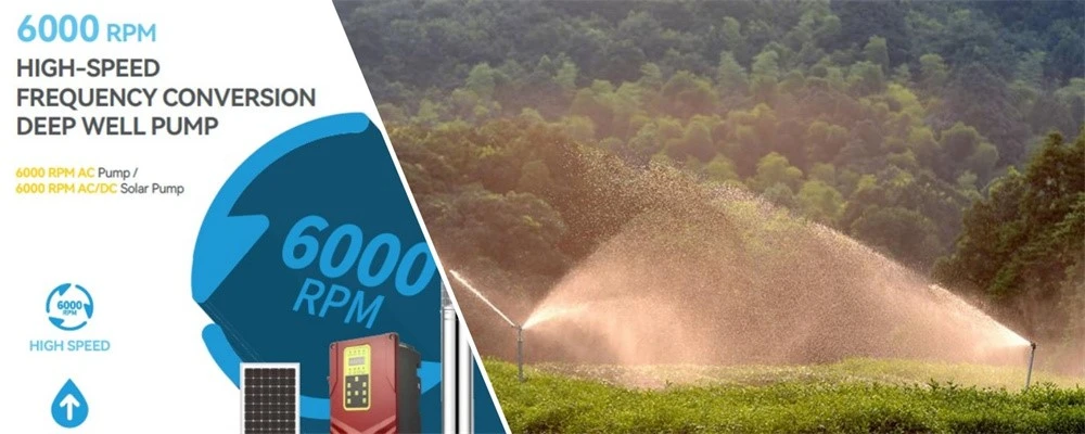 solar deep well pump for tea plant