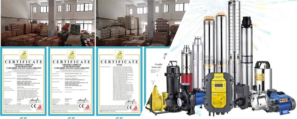 solar pump certifcate and quality control