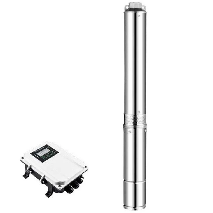 Solar powered submersible well pump 4''DC PLASTIC IMPELLER(001)